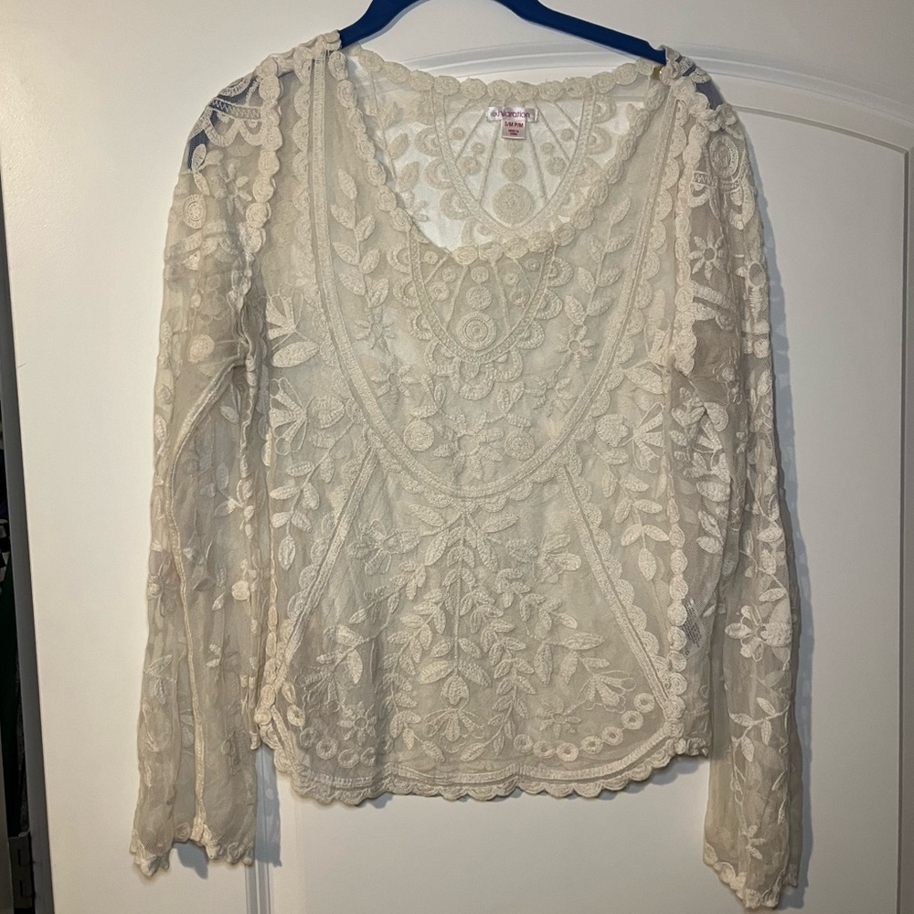 Target S/M P/M lace top